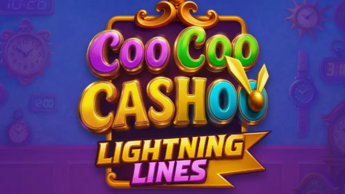 Tampilan visual slot Coo Coo Cashoo dengan latar belakang toko jam dan karakter penemu yang tertidur.