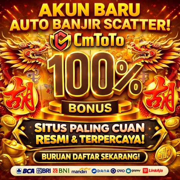 CMTOTO Bonus Member Baru 100%